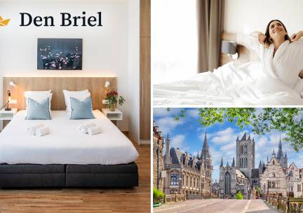 Overnachting voor 2 + ontbijt + flesje wijn/cava + parkeren + late check-out