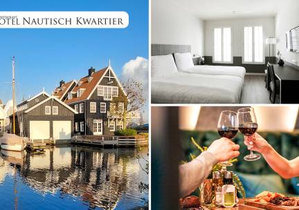 Overnachting(en) voor 2 + ontbijt + 1-gang shared dining-proeverij in Huizen