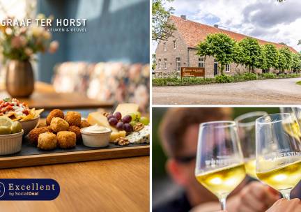 Luxe borrelplank + glas wijn of speciaalbier bij Graaf ter Horst