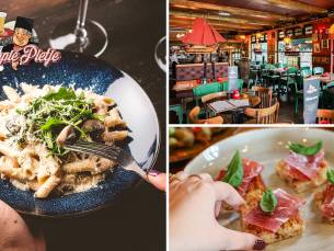 4-gangendiner van de chef in Volendam