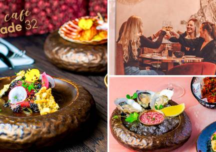3-gangen shared dining-diner Ã  la carte bij Kade 32