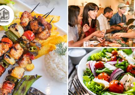 Complete mixed grill incl. 3 spiezen, nagerecht en frisdrank