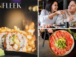 3-gangen sushidiner bij Restaurant On Fleek in Den Haag