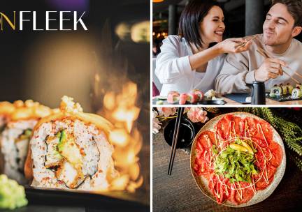 3-gangen sushidiner bij Restaurant On Fleek in Den Haag