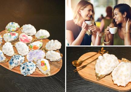 Workshop oester decoreren (1,5 tot 2 uur) + onbeperkt koffie/thee + iets lekkers