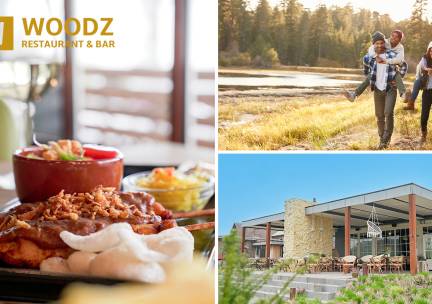 Wandelarrangement of 3- of 4-gangen keuzediner bij Restaurant Woodz