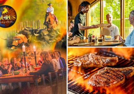 3-gangen keuzediner bij Steakhouse Taurus