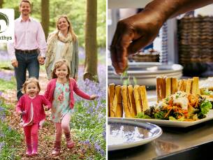Uitgebreid wandelarrangement met koffie/thee + hartige en zoete lekkernijen