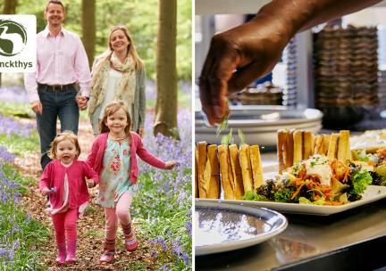 Uitgebreid wandelarrangement met koffie/thee + hartige en zoete lekkernijen