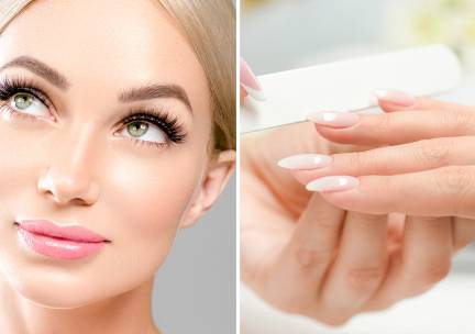 Wimperbehandeling of manicurebehandeling + gellak of BIAB