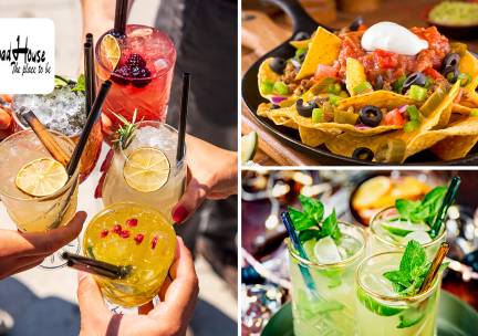 High cocktail + nacho's bij Café Road House