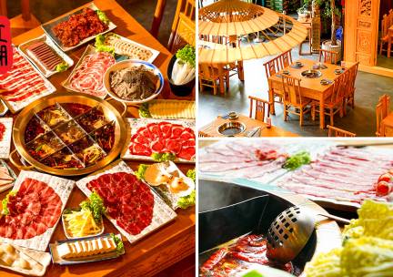 Hot pot + dessert + drankje (2 tot 8 pers.)