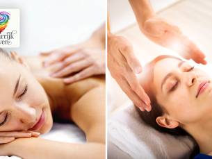 Reikibehandeling (45 min), energetische massage (60 min) of coaching voor vrouwen (60 min)