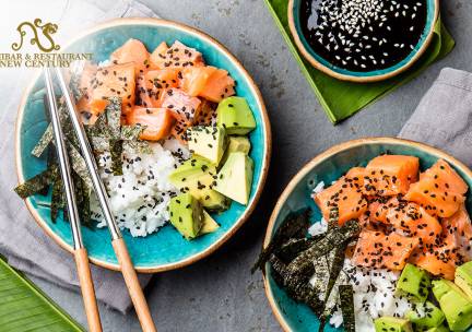 2 pokébowls af te halen bij New Century