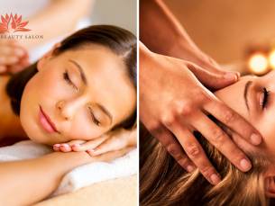 Indiase (duo-)lichaamsmassage + head spa (75 min)