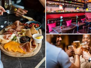Luxe borrelplank + drankje bij 't Opkikkertje