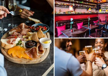 Luxe borrelplank + drankje bij 't Opkikkertje