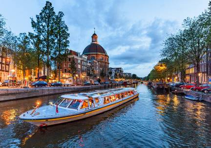 Rondvaart in hartje Amsterdam (1 uur)