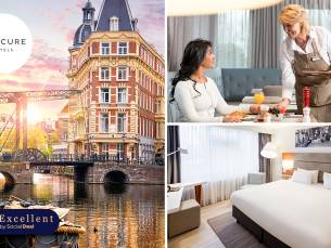 Luxe overnachting voor 2 + ontbijt in Amsterdam