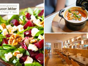 2-gangen keuzelunch met maaltijdsalade bij Gewoon Lekker