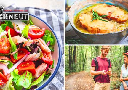 Wandel- of fietsarrangement incl. warme drank, gebak en lunch bij Restaurant De Kneut