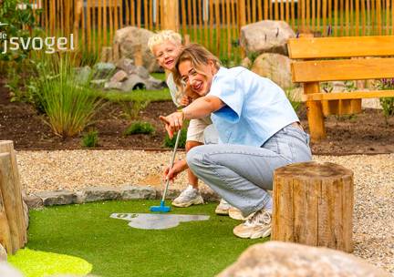 Adventure Minigolf (12 holes) op de Veluwe met evt. warme drank en appelgebak met slagroom