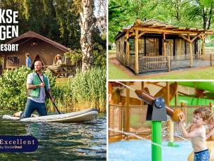 Midweek of weekend (2-6 personen) bij Lake Resort Beekse Bergen + toegang Safaripark Beekse Bergen