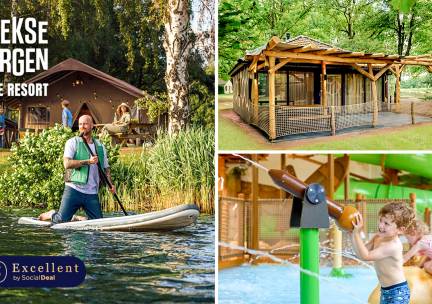 Midweek of weekend (2-6 personen) bij Lake Resort Beekse Bergen + toegang Safaripark Beekse Bergen
