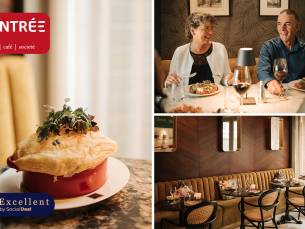 3- of 4-gangendiner van de chef