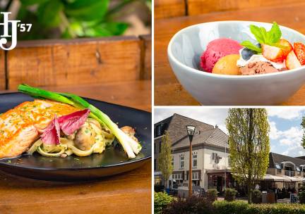 3-gangen verrassingsmenu bij Restaurant HJ'57