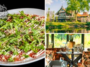 3-gangen keuzediner + brood met dips bij Wapen van Hengelo