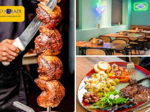 All-You-Can-Eat diner + nagerecht (2 uur) bij Rio De Brazil