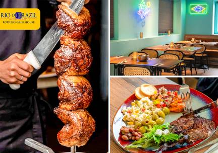 All-You-Can-Eat diner + nagerecht (2 uur) bij Rio De Brazil