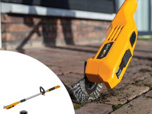 Batavia Fixxpack 12V Fixxbrush Onkruidborstel met 2ah Accu en Snellader