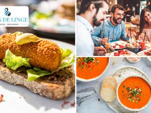 2-gangen keuzelunch aan het water