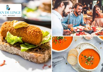 2-gangen keuzelunch aan het water