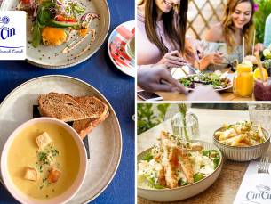 Ontbijt + warme drank of 2- of 3-gangen keuzelunch