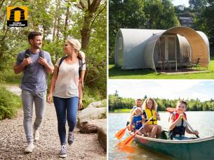 3 of 4 nachten verblijven in een Glamping in de Belgische Ardennen
