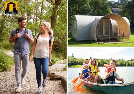 3 of 4 nachten verblijven in een Glamping in de Belgische Ardennen