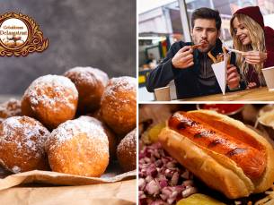 10 oliebollen, churros, braadworst of broodje Unox voor afhaal