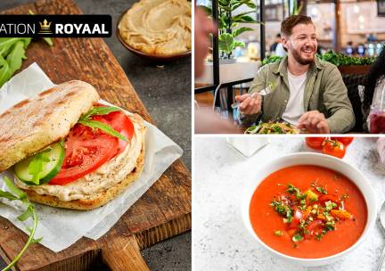 2-gangen keuzelunch of high tea (1,5 uur) bij Station Royaal