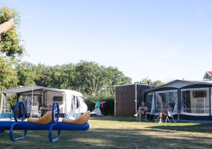 Kampeerplaats met prive sanitair