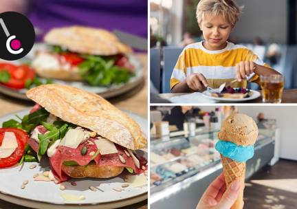 2-gangen keuzelunch bij Schepsels IJscafÃ©