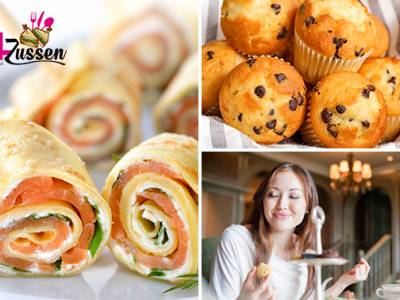 High tea + glaasje bubbels bij De4Zussen