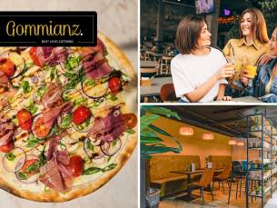 Flammkuchen + drankje naar keuze bij Gommianz Culinair