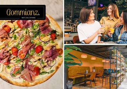 Flammkuchen + drankje naar keuze bij Gommianz Culinair