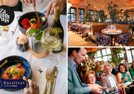 3-, 4- of 5-gangendiner van de chef bij Het Zalmhuis