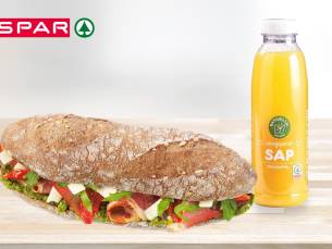 Broodje + smoothie naar keuze voor afhaal bij SPAR