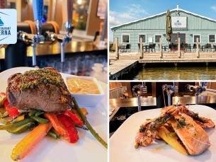 3-gangendiner Ã  la carte bij Havenrestaurant Nauerna