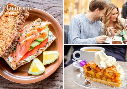 2-gangen keuzelunch of warme drank + gebak naar keuze